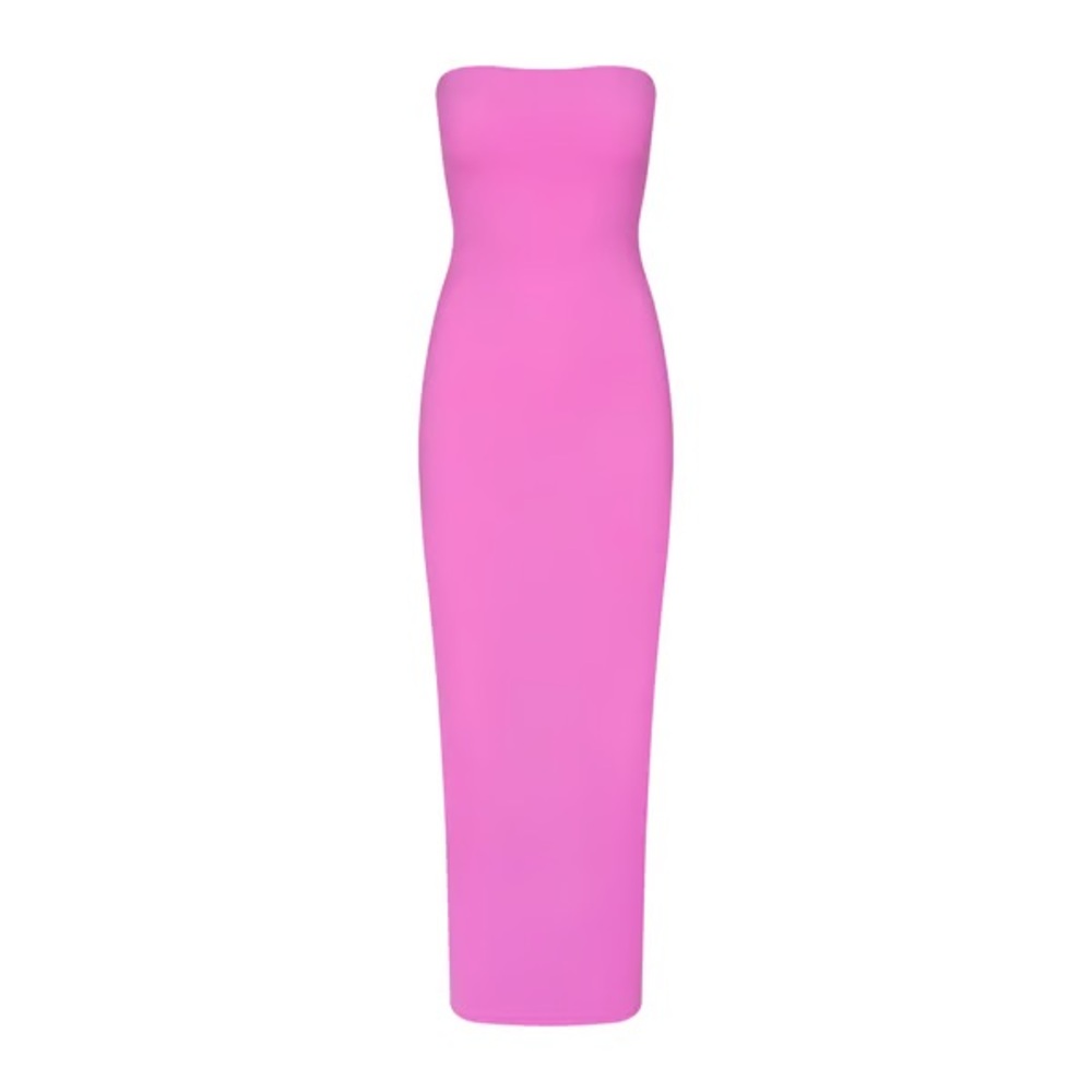 Skims Fits Everybody Tube Dress in Neon Orchid